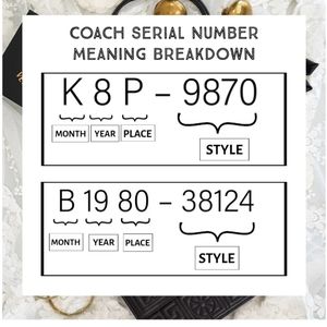 Coach Serial Numbers Explained